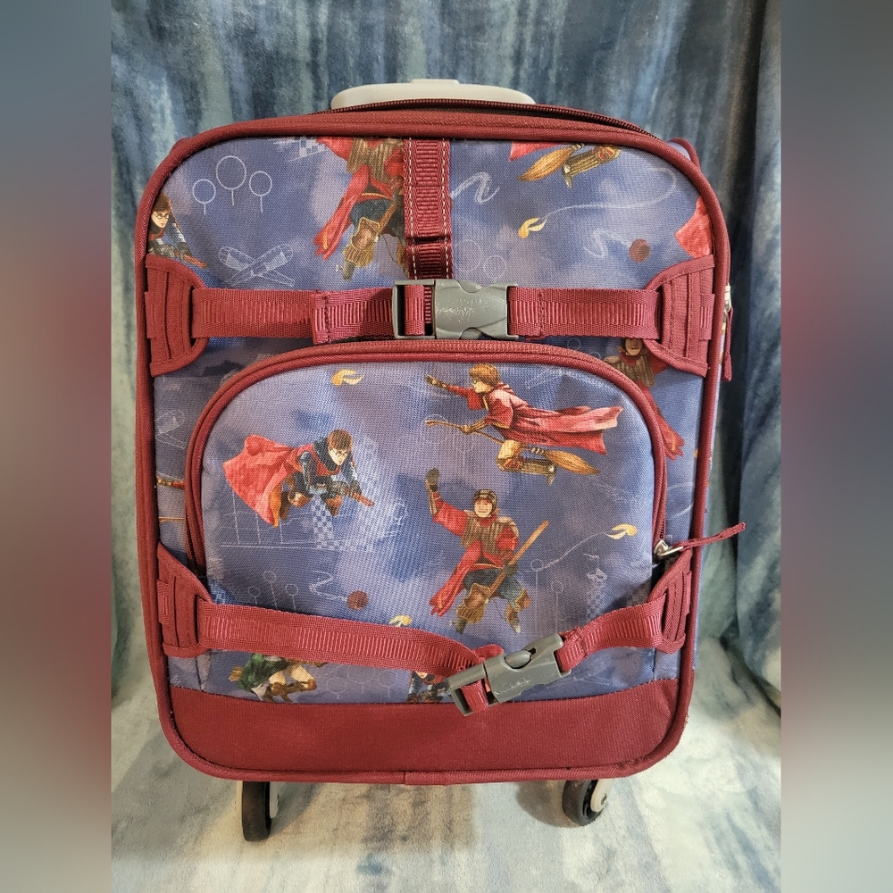 Pottery Barn Kids Harry Potter Quidditch Spinner Luggage Suitcase